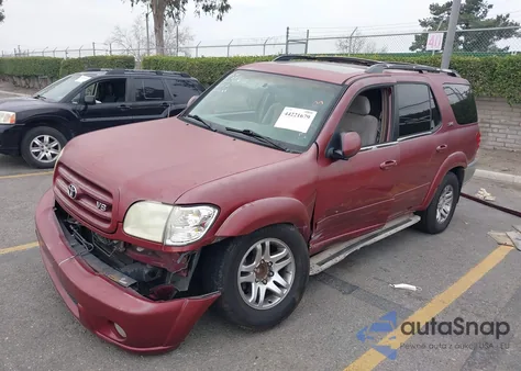 2003 Toyota Sequoia Sr5 V8 z USA, uszkodzony, nr VIN 5TDZT34A03S150064